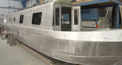 View of Zinfandel looking along the starboard side