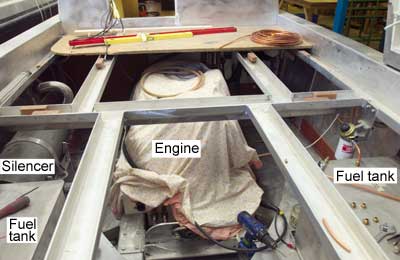 Zinfandel - engine compartment